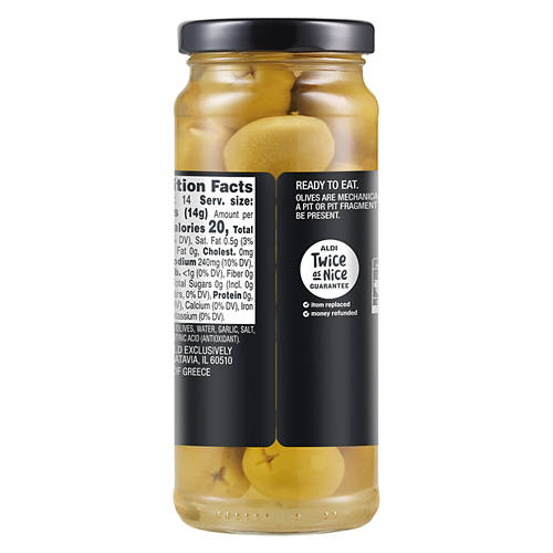 Specially Selected Garlic Stuffed Olives, 7 oz